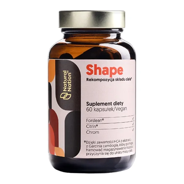 Shape spalacz tłuszczu 60 kapsułek [Natural Nation] - Natural Nation
