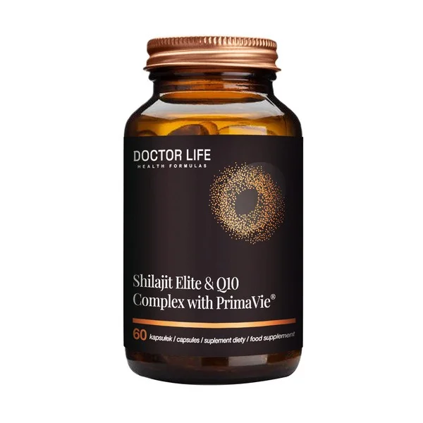 Shilajit Elite & Q10 250mg/100mg 60 kapsułek [DoctorLife] - DoctorLife