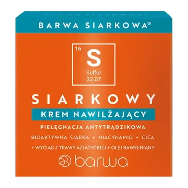 Siarkowy Krem Nawilżający 50ml [Barwa Siarkowa] - Barwa Siarkowa