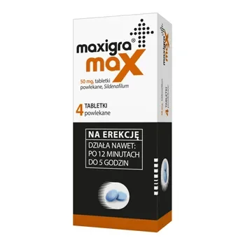 Sildenafil 50 mg 4 tabletki [Maxigra Max] - Maxigra