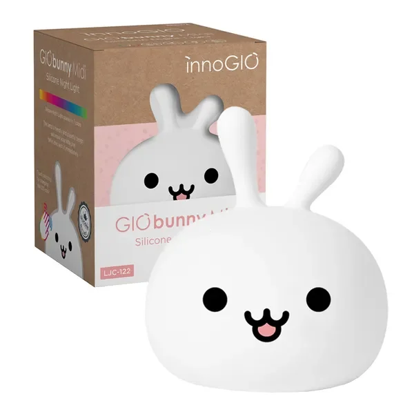Silikonowa lampka nocna dla dzieci Bunny 1 szt. [InnoGIO] - InnoGIO Polska