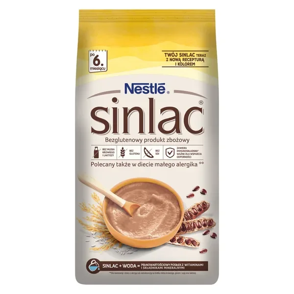 Sinlac bezglutenowy produkt zbożowy po 6. miesiącu 500g [Nestle] - Sinlac