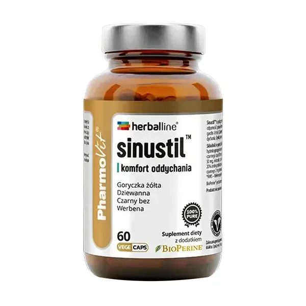 Sinustil komfort oddychania 60 kapsułek [Herbaline] - Herbaline