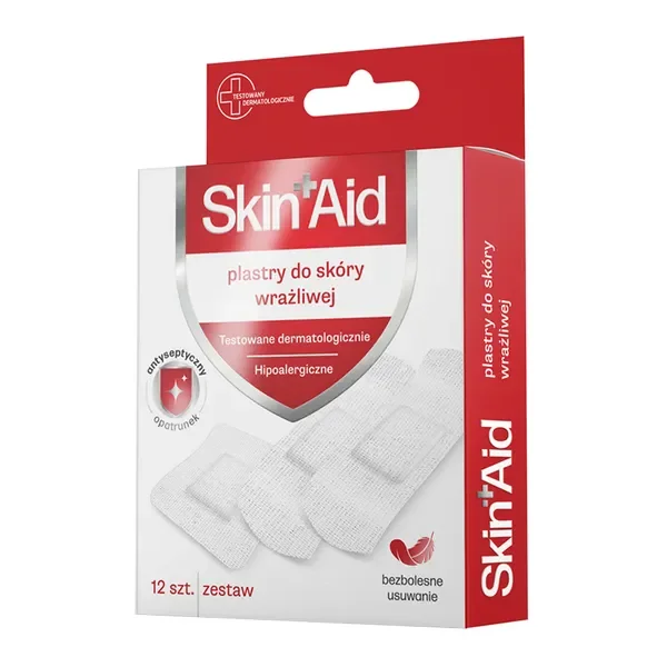 Skin Aid plastry do skóry wrażliwej 12 szt. [Pasocare] - Pasocare