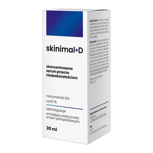 Skinimal D skoncentrowane serum przeciw niedoskonałościom 30 ml - Skinimal D