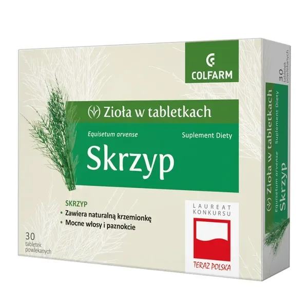 Skrzyp 200 mg 30 tabletek [Zioła w tabletkach] - Zioła w tabletkach