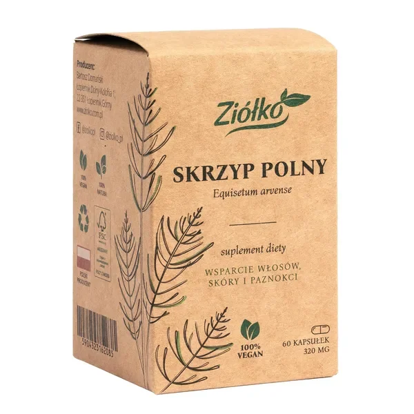 Skrzyp polny 640 mg 60 kapsułek [Ziółko] - Ziółko