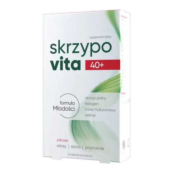 Skrzypovita 40+ kompleks witamin dla włosów, skóry i paznokci 42 tabletki [Skrzypovita] - Skrzypovita