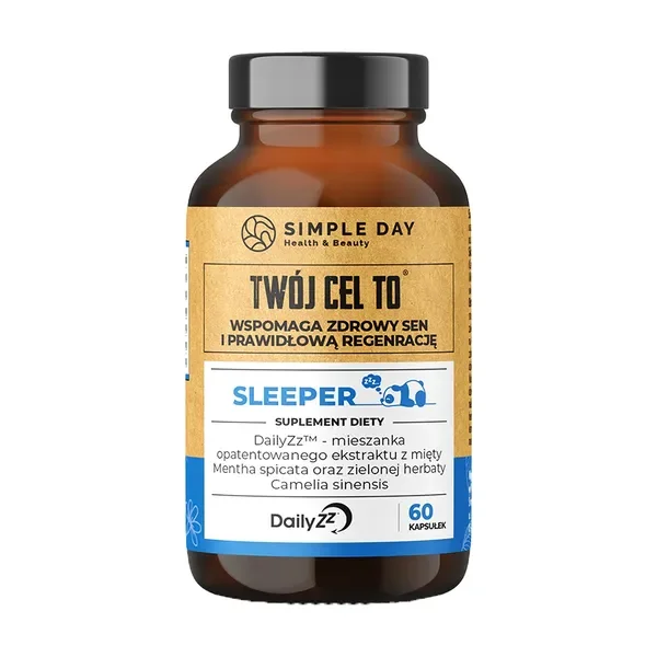 Sleeper Melatonina 1mg 60 kapsułek [Twój Cel To] - Twój Cel To