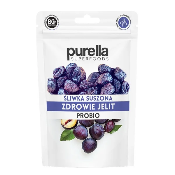 Śliwki suszone z Bacillus Coagulans 100g [Purella] - Purella