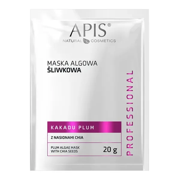 Śliwkowa maska algowa z nasionami chia 20g [Apis] - Apis