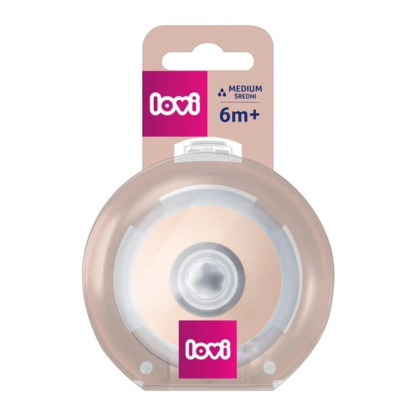 Smoczek dynamiczny 6m+ 1 szt [Lovi Mammafeel] - Lovi