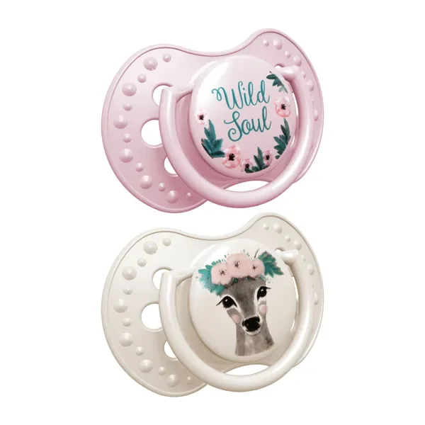 Smoczek dynamiczny Wild Soul Girl 0-3m 2szt [Lovi] - Lovi