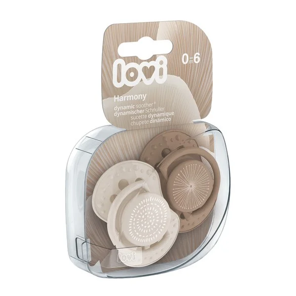 Smoczek silikonowy dynamiczny 0-6m 2szt [Lovi] - Lovi