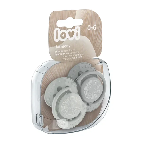 Smoczek silikonowy dynamiczny 0-6m 2szt [Lovi] - Lovi
