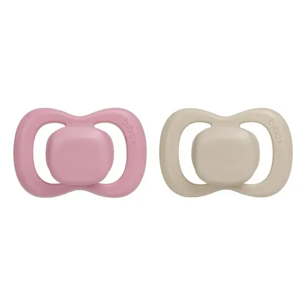 Smoczek silikonowy symetryczny 0-6m 2szt [B.box] - B.BOX