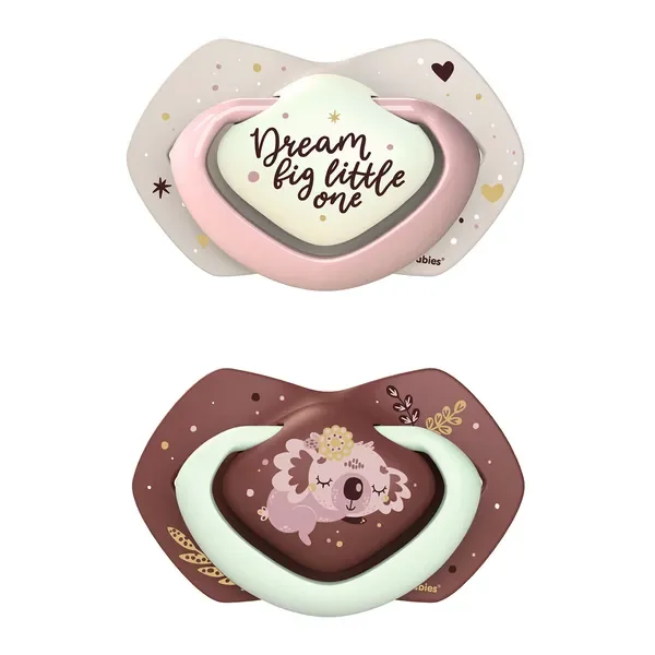 Smoczek silikonowy symetryczny Sleepy Koala 0-6m 2szt [Canpol] - Canpol