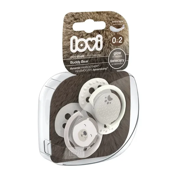 Smoczek uspokajający dynamiczny silikonowy 0-2m 2szt [Lovi] - Lovi