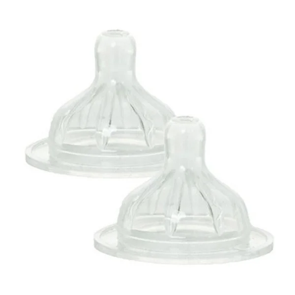 Smoczki silikonowe antykolkowe rozmiar S 2 szt. [Le Biberon Français] - Le Biberon Français