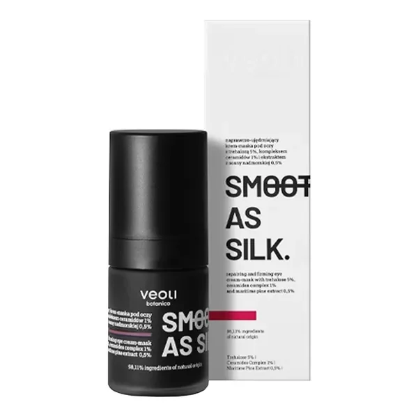 Smooth As Silk naprawczo-ujędrniający krem-maska pod oczy 15ml [Veoli Botanica] - Veoli Botanica