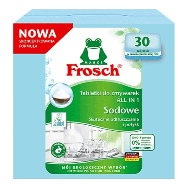 Sodowe tabletki do zmywarek 30 szt. [Frosch] - Frosch