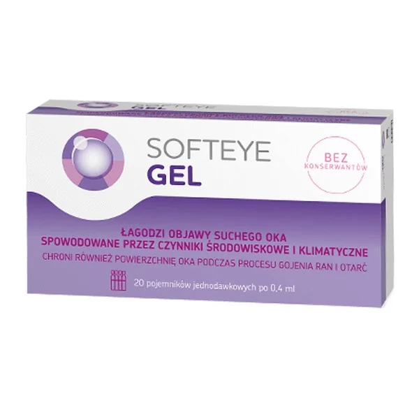 Softeye Gel żel do oczu 0,4 ml x 20 pojemników [Softeye] - Softeye