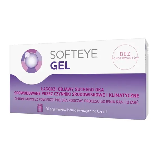 Softeye Gel żel do oczu 20x0,4ml [Softeye] - Softeye