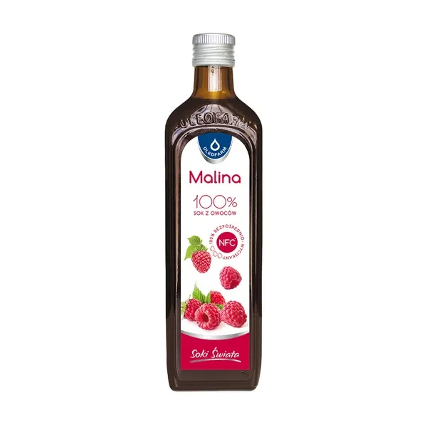 Sok z malin 100% 490ml [MalinaVital] - MalinaVital