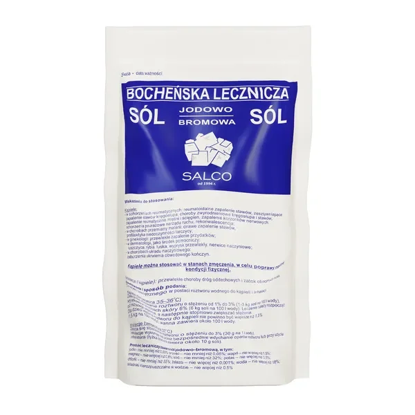 Sól bocheńska lecznicza jodowo-bromowa 1 kg [SALCO] - SALCO
