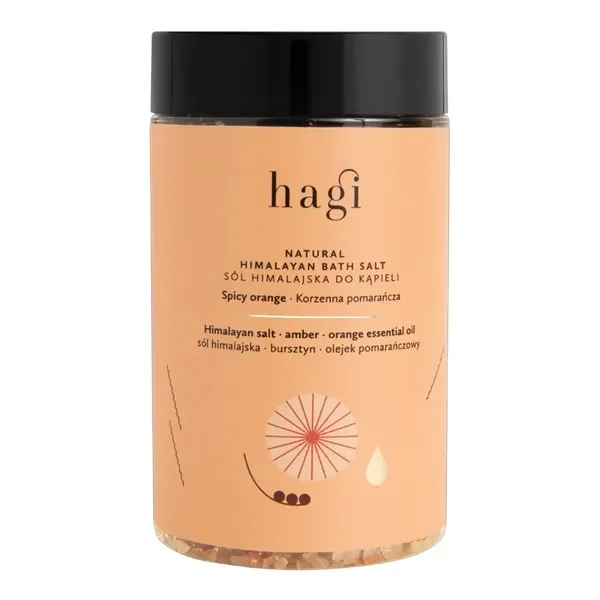 Sól do kąpieli Korzenna Pomarańcza z solą himalajską 480g [Hagi] - Hagi
