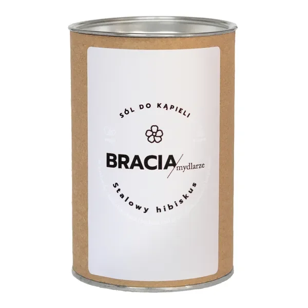 Sól do kąpieli Stalowy hibiskus 300g [Bracia Mydlarze] - Bracia Mydlarze