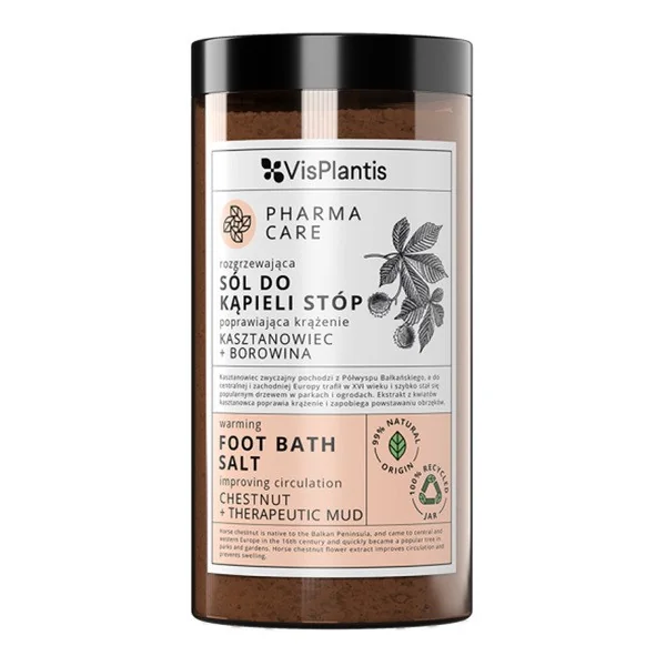 Sól do kąpieli stóp kasztanowiec+borowina 560g [Pharma Care] - Pharma Care