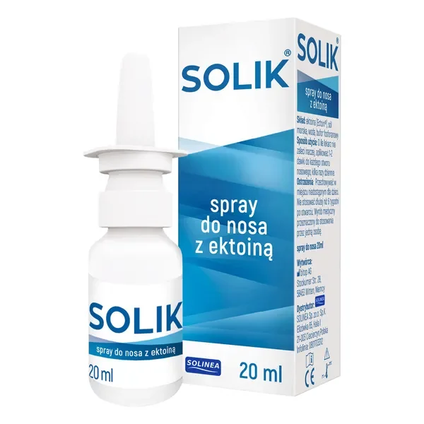 Solik spray do nosa z ektoiną 20 ml - Solik