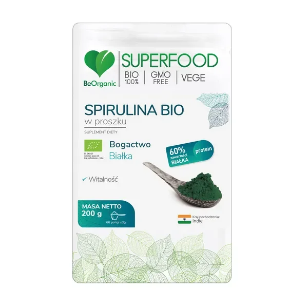 Spirulina BIO 200g [BeOrganic] - BeOrganic