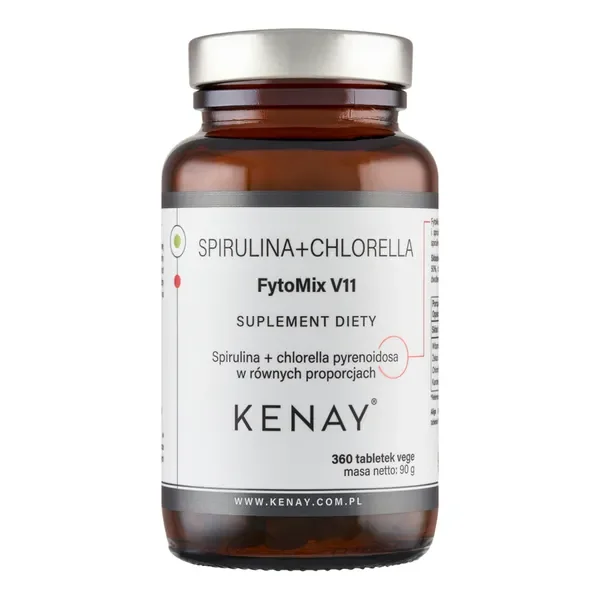 Spirulina + Chlorella Fytomix V11 360 tabletek [Kenay] - Kenay