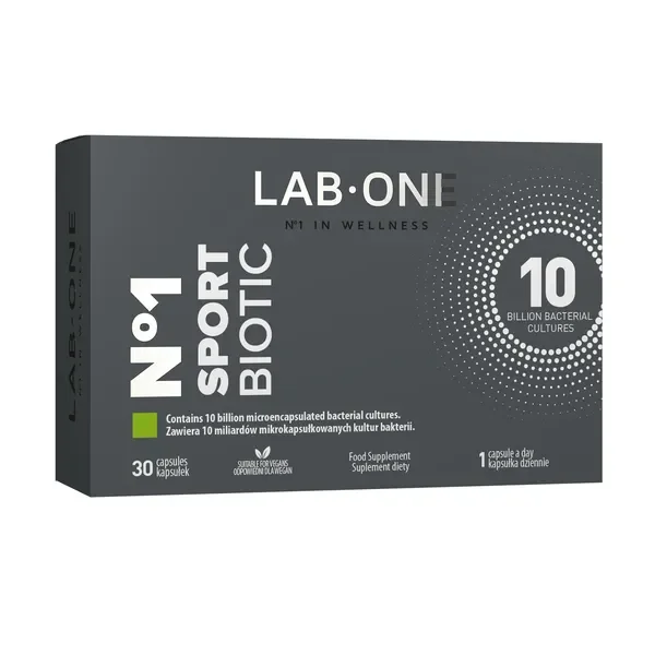 SportBiotic Probiotyk 10 mld CFU 30 kapsułek [No 1] - No 1