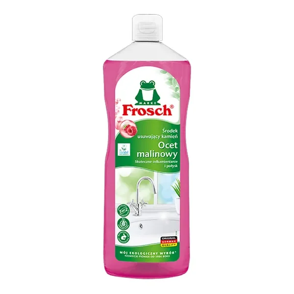 Środek usuwający kamień ocet malinowy 1000ml [Frosch] - Frosch