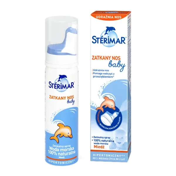 Sterimar Zatkany Nos Baby hipertoniczny spray do nosa 50ml - Sterimar