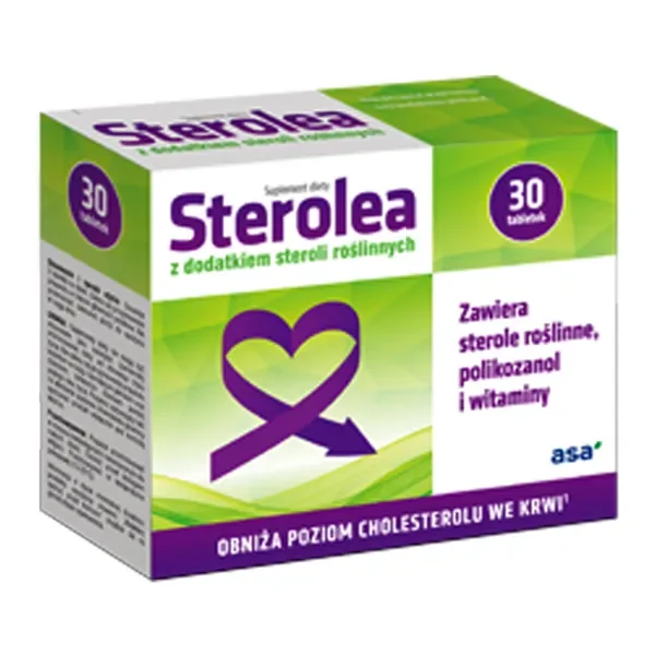 Sterole roślinne 900mg 30 tabletek [ASA] - ASA