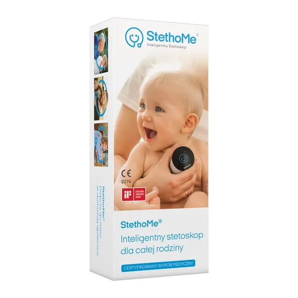 StethoMe Family inteligentny stetoskop biały 1 szt. - StethoMe