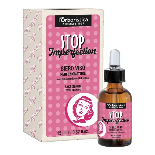 Stop Imperfection serum korygujące do twarzy z niacynamidem i bakuchiolem 15 ml [L'Erboristica] - L'Erboristica