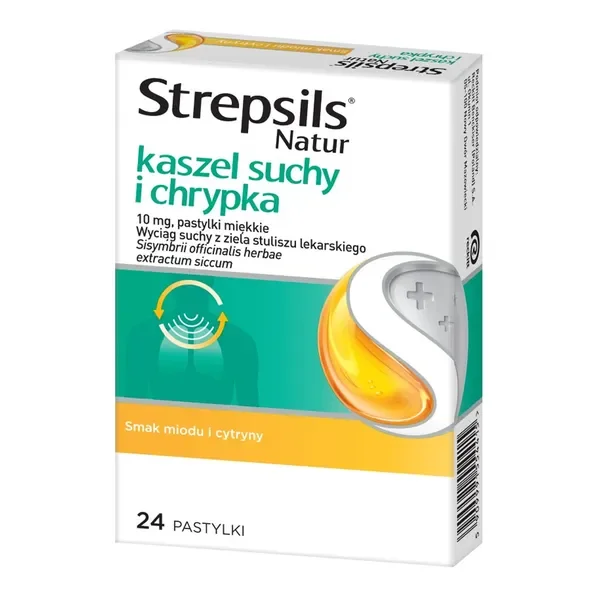 Stulisz lekarski 10 mg 24 pastylki [Strepsils] - Strepsils