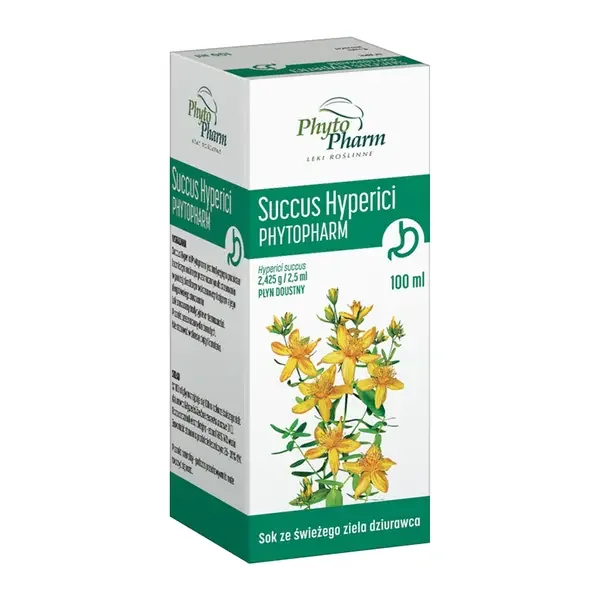 Succus Hyperici Sok z dziurawca 100 ml [PHYTOPHARM] - PHYTOPHARM