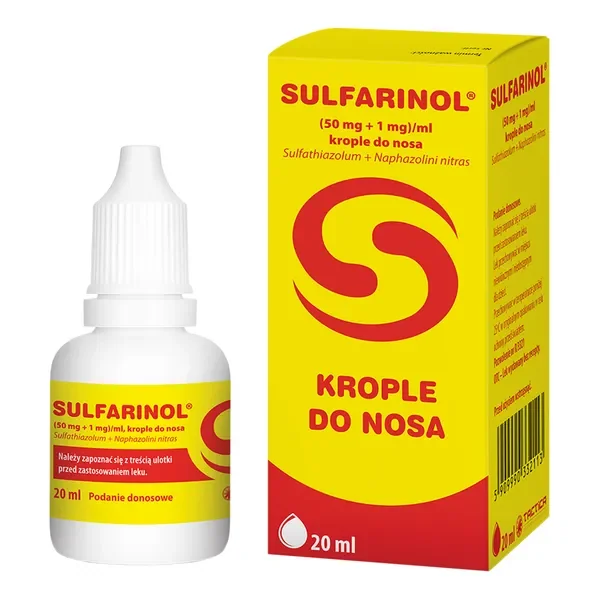 Sulfarinol krople do nosa 20 ml [TACTICA] - TACTICA