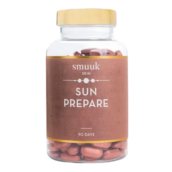 Sun Prepare Witaminy A,C,E,D + Cynk + Likopen 180 tabletek [Smuuk Skin] - Smuuk Skin