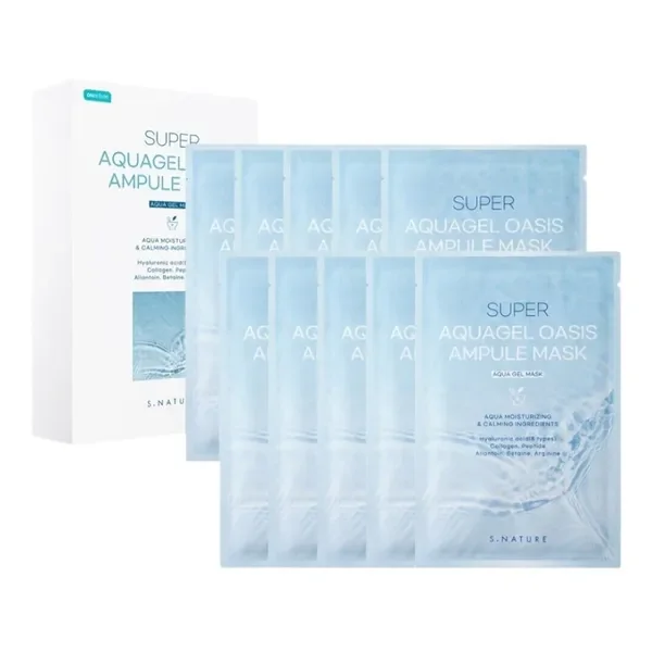 Super Aquagel Oasis Ampule Mask maska żelowa 10x30ml [S. Nature] - S. Nature