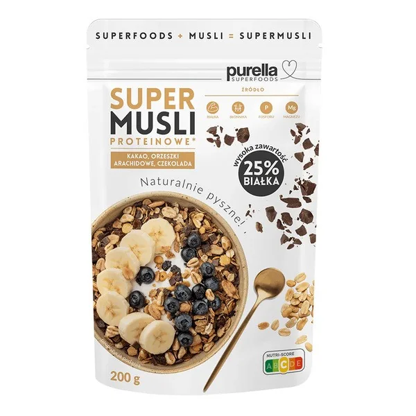 Super musli proteinowe 200g [Purella] - Purella