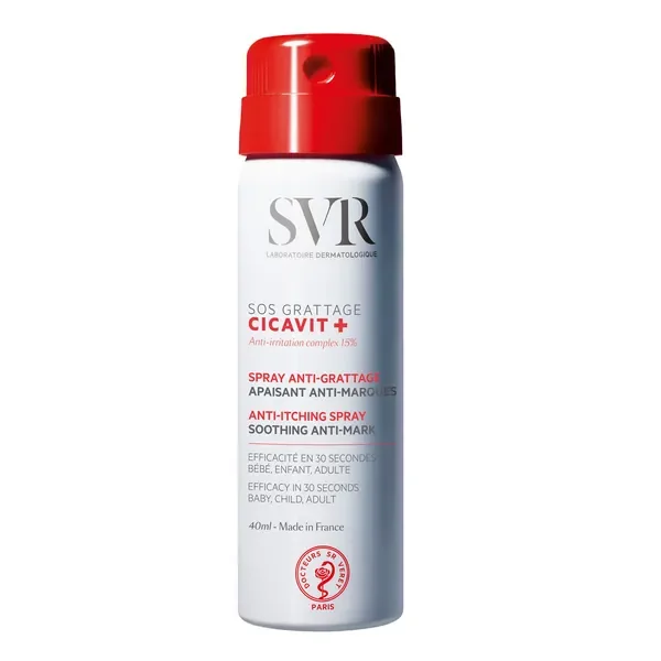 SVR Cicavit + SOS Grattage kojący spray przeciwświądowy 40 ml - SVR