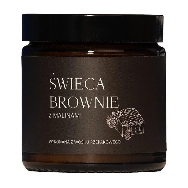 Świeca Brownie z malinami 120ml [Mglife] - Mglife