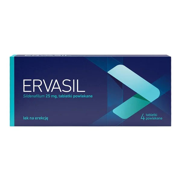 Syldenafil 25 mg 4 tabletki [Ervasil] - Ervasil